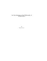 Introduction to Philosophy of Mathematics.pdf